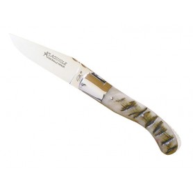 LAGUIOLE GILLES SPORT CORNE DE BELIER 13CM INOX