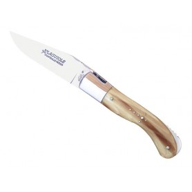LAGUIOLE GILLES SPORT CORNE BLONDE 13CM INOX