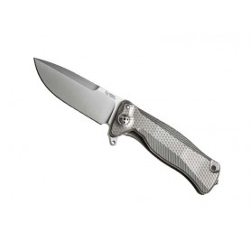 COUTEAU LIONSTEEL SR11 TITANIUM GRIS
