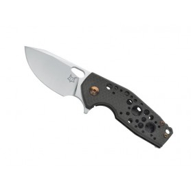 COUTEAU FOX SURU FIBRE DE CARBONE NOIR /TITANIUM BRONZE