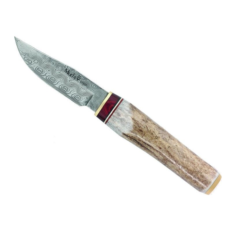 POIGNARD MUELA BOWIE DAMAS INOX 7,5CM (COFFRET)