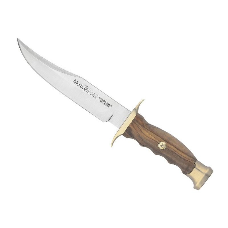 POIGNARD MUELA BOWIE OLIVIER 16CM INOX