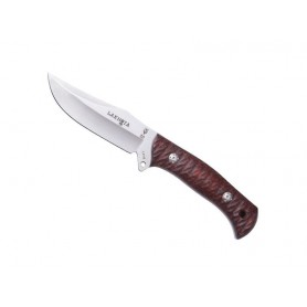 POIGNARD MUELA LAKHOTA MICARTA MARRON 12CM INOX