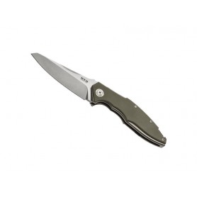 COUTEAU MKM RAUT BY VIPER TITANIUM/G10 VERT FR.FLIPPER