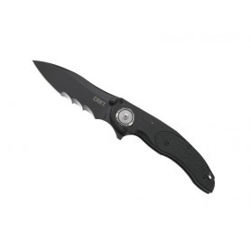 COUTEAU CRKT LINCHPIN NOIR SEMI-DENTEE