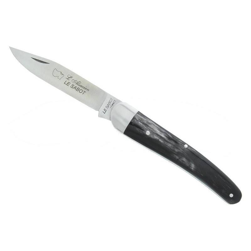 COUTEAU AU SABOT L'ALSACIEN 10CM CORNE AC