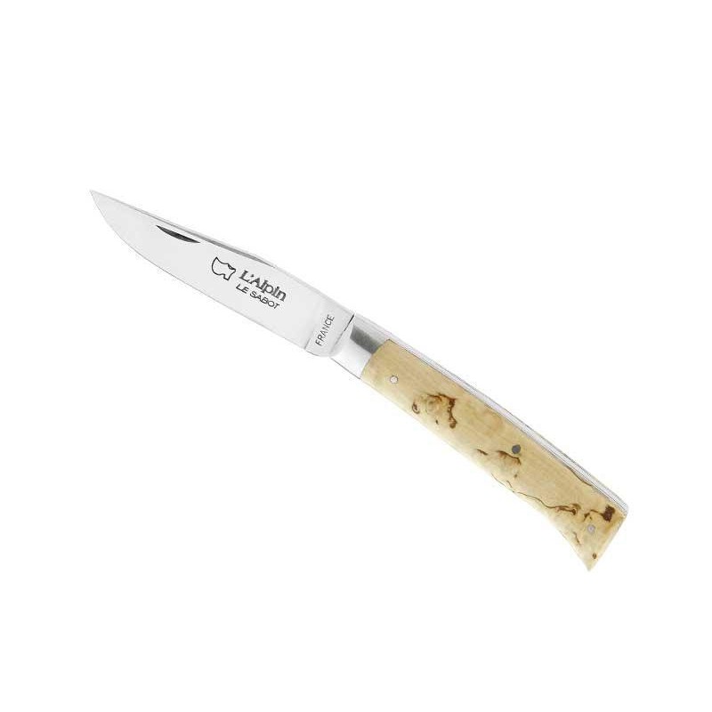 COUTEAU AU SABOT L'ALPIN 10CM BOULEAU