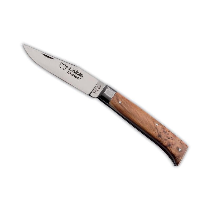 COUTEAU AU SABOT L'ALPIN 10CM GENEVRIER