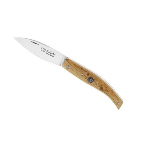 COUTEAU AU SABOT L'AUTAN 11CM GENEVRIER + MEDAILLON