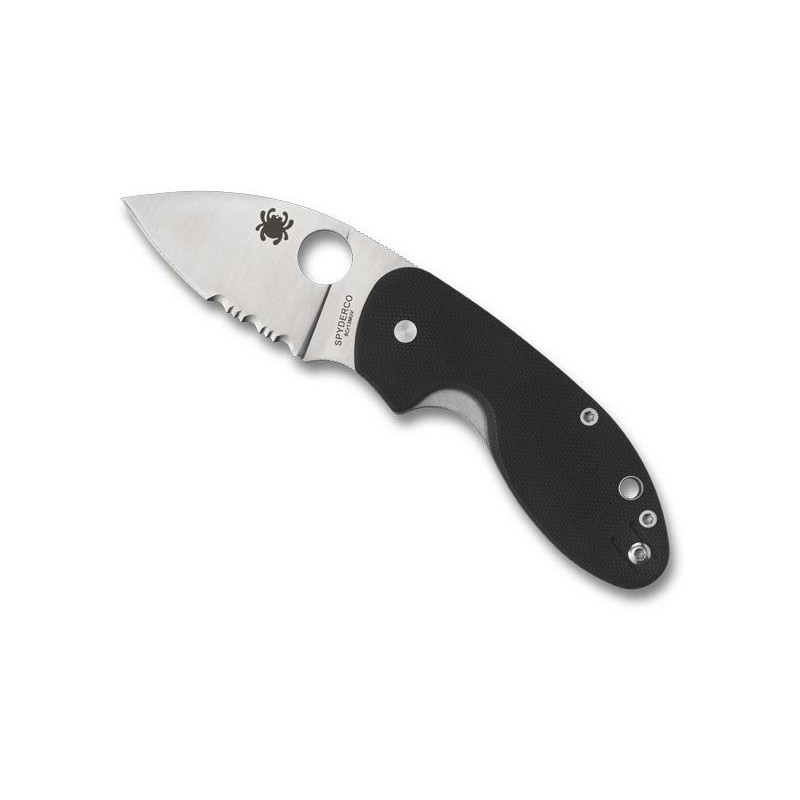 COUTEAU SPYDERCO INSISTENT SEMI-DENTEE