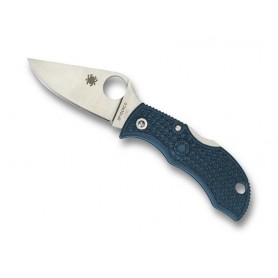 COUTEAU SPYDERCO MANBUG BLEU K390
