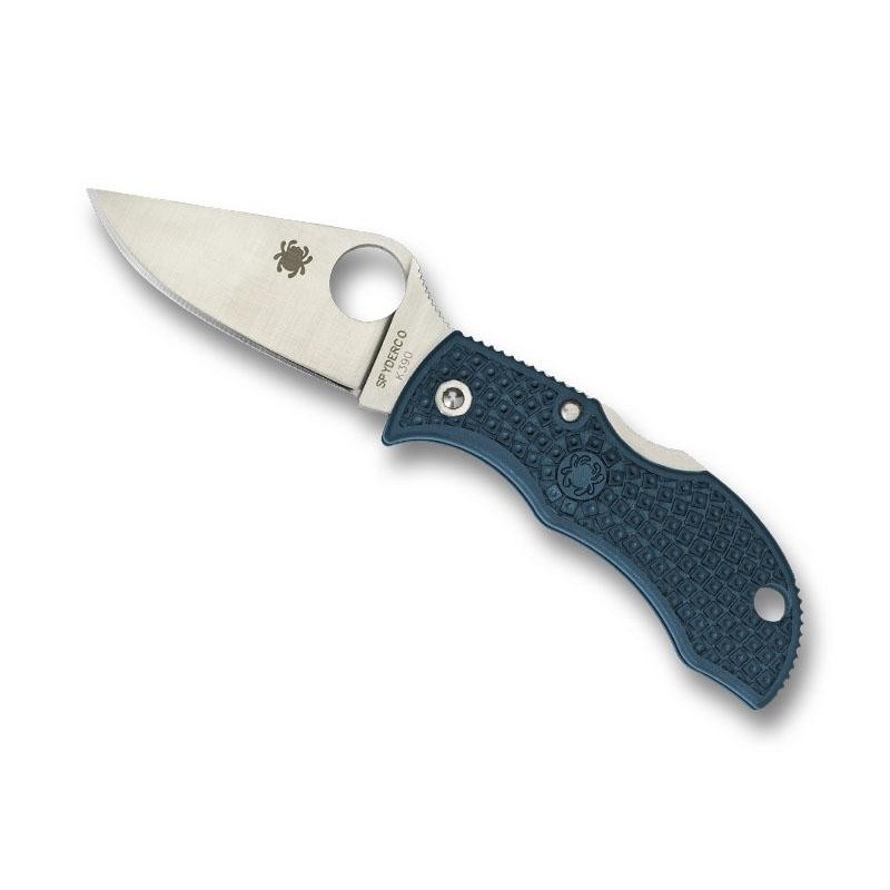 COUTEAU SPYDERCO MANBUG BLEU K390