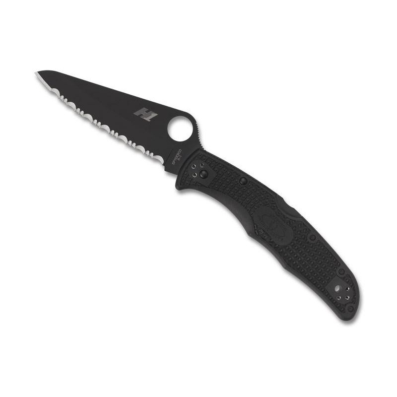 COUTEAU SPYDERCO PACIFIC SALT 2 TOUT NOIR A DENTS