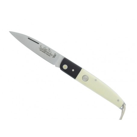 COUTEAU SALAMANDRA JUMA BLANC MITRE NOIRE