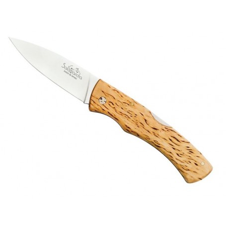 COUTEAU SALAMANDRA BOULEAU 11,5CM INOX