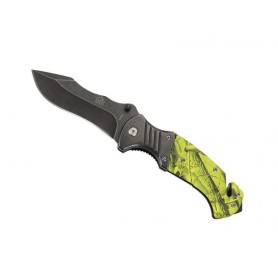 COUTEAU PUMA-TEC CAMO JAUNE FLUO 12CM INOX