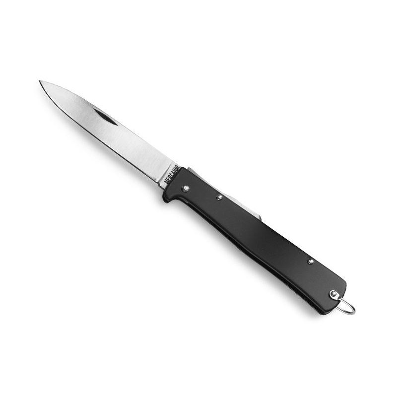 COUTEAU OTTER MERCATOR NOIR CARBONE + CLIP