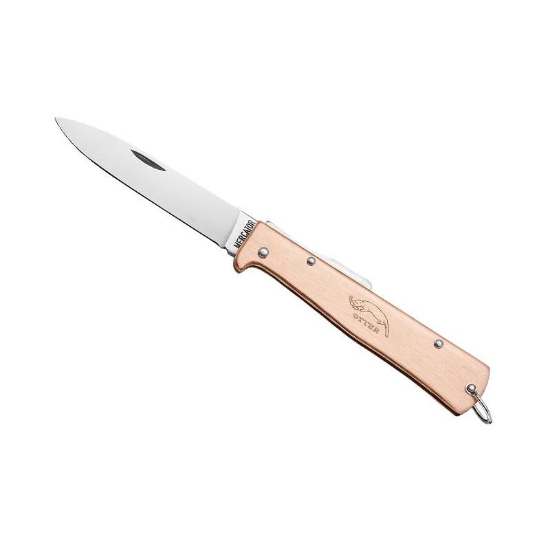 COUTEAU OTTER MERCATOR CUIVRE INOX
