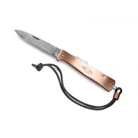 COUTEAU OTTER MERCATOR CUIVRE DAMAS