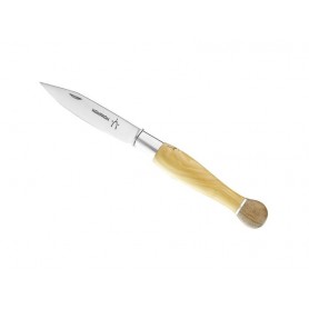 COUTEAU NONTRON 25 MANCHE BOULE 12CM BUIS NOYER