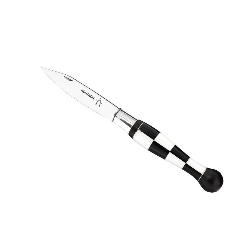 COUTEAU NONTRON MANCHE BOULE 12CM DAMIER