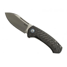 COUTEAU MKM COLVERA BY LIONSTEEL F.CARBONE/TITANIUM GRIS