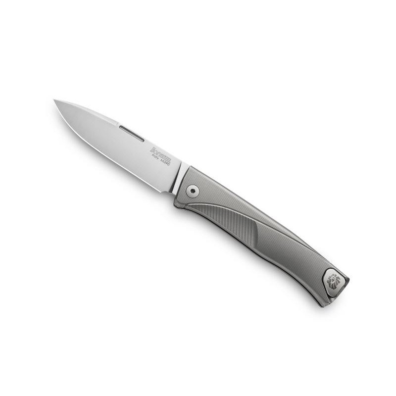 COUTEAU LIONSTEEL THRILL TITANIUM GRIS