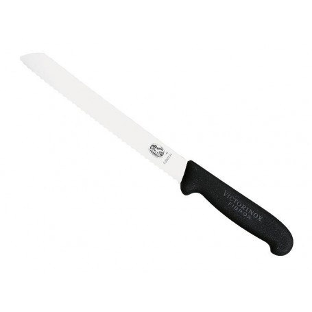 COUTEAU A PAIN VICTORINOX 21CM NOIR