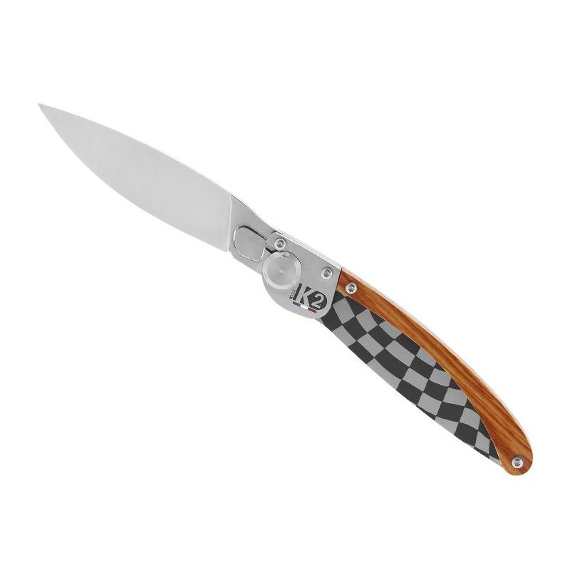 COUTEAU K2® BOIS DE ROSE DECOR RACING