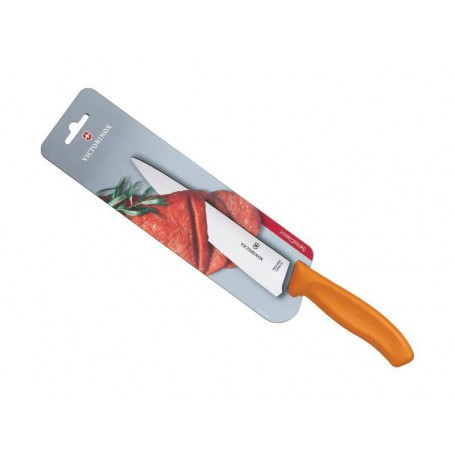 COUT.DECOUPER VICTORINOX SWISSCLASSIC 19CM ORANGE /CARTE
