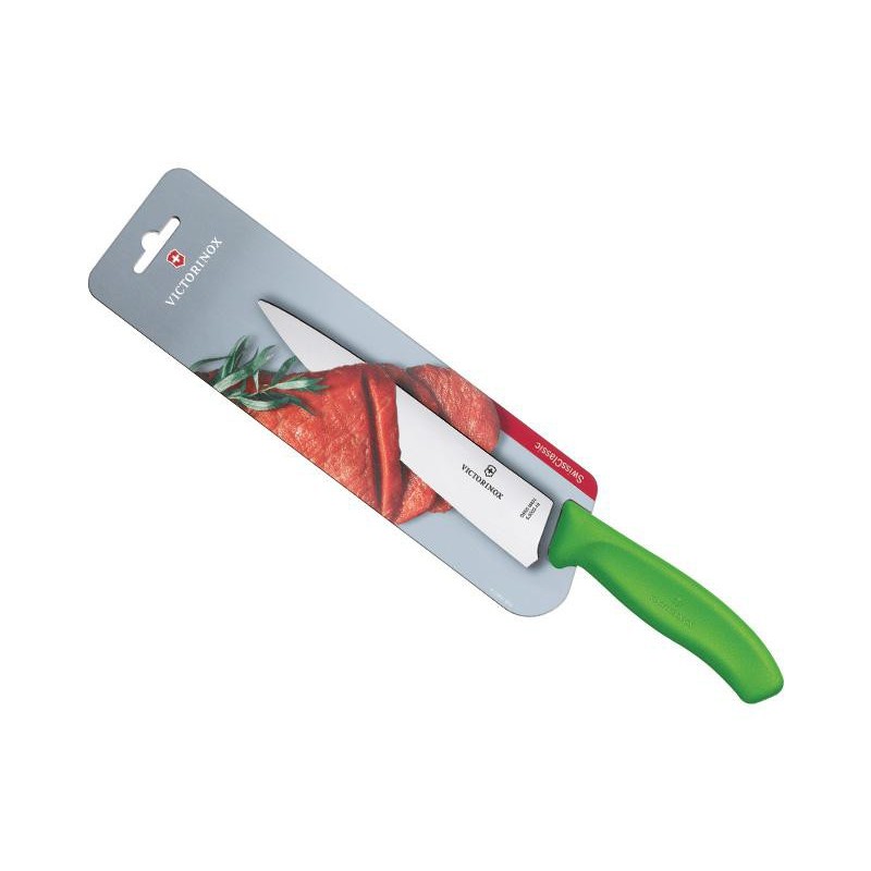 COUT.DECOUPER VICTORINOX SWISSCLASSIC 19CM VERT /CARTE