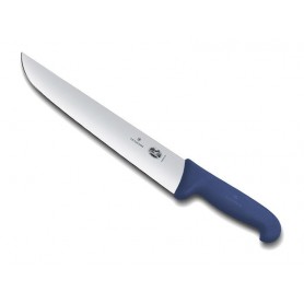 COUTEAU BOUCHER VICTORINOX 28CM BLEU