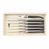 COFFRET 6 LAGUIOLE TABLE G.DAVID EBENE 23CM