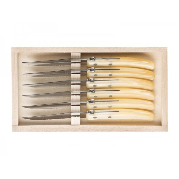 COFFRET 6 LAGUIOLE STEAK DOZORME NACRINE