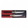 SET 2 COUTEAUX STEAK KAI 12CM WASABI BLACK INOX