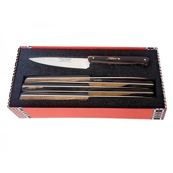 COFFRET 6 OFFICE GOYON-CHAZEAU P'TIT TRADI 20CM GRENADILLE