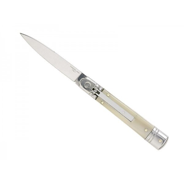 COUTEAU AUTOMATIQUE RETRO CORNE BLONDE 11CM
