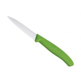 COUTEAU OFFICE VICTORINOX SWISSCLASSIC 8CM VERT A DENTS