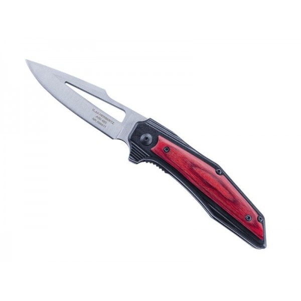 COUTEAU HERBERTZ ALU NOIR /PAKKA 11CM INOX