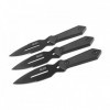 JEU 3 COUTEAUX LANCER HERBERTZ ABS NOIR + ETUI