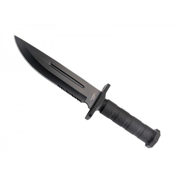 POIGNARD HERBERTZ NOIR 18CM INOX