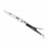 LAGUIOLE G.DAVID 2P CORNE MITRES INOX MAT 12CM CARBONE