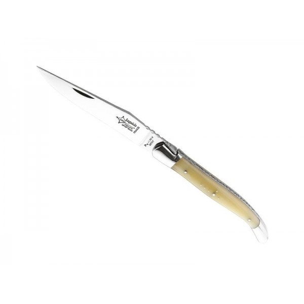 LAGUIOLE G.DAVID POINTE DE CORNE 12CM MITRES INOX
