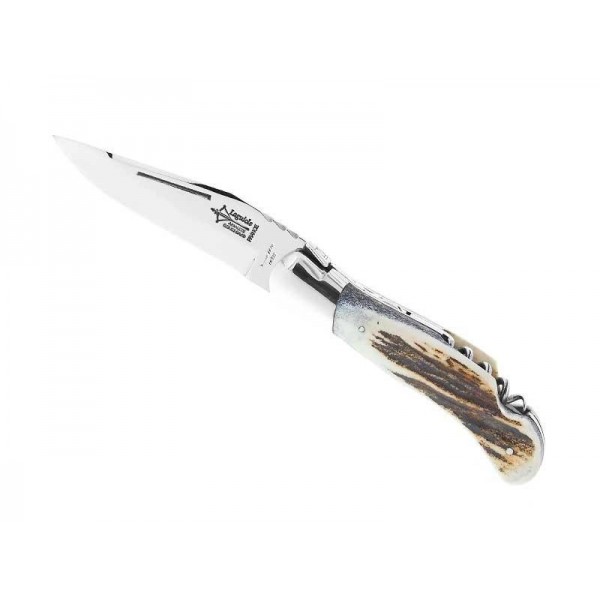 LAGUIOLE G.DAVID 2P CERF MITRE INOX 12CM