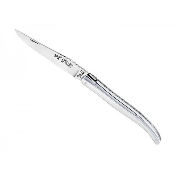 LAGUIOLE LE FIDELE PLEIN MANCHE ALU BRILLANT 12CM INOX