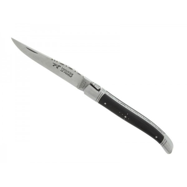 LAGUIOLE LE FIDELE EBENE 12CM INOX