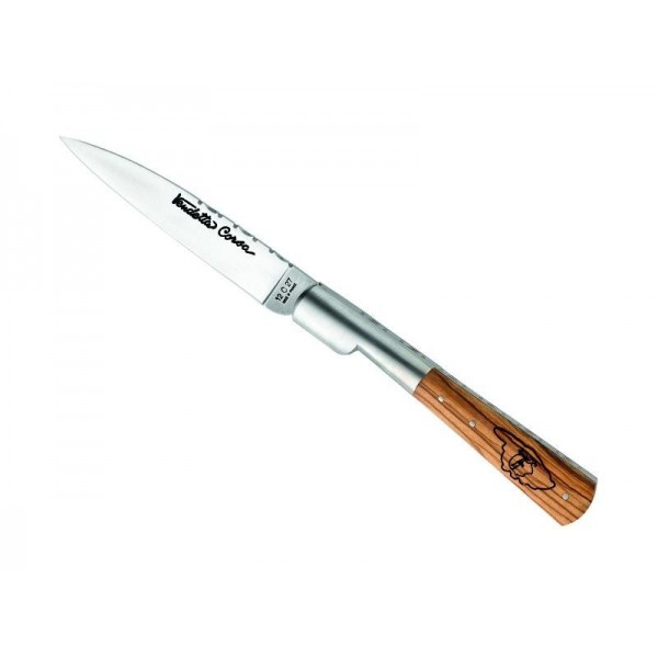 COUTEAU VENDETTA CORSA OLIVIER 12,5CM INOX