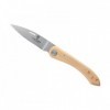 COUTEAU DOZORME CAPUCIN BUIS DECOR BECASSES 12,5CM INOX
