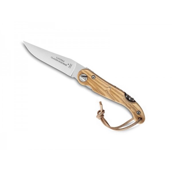 LAGUIOLE DOZORME BAROUDEUR 2P OLIVIER 12CM INOX