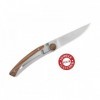 LE THIERS DOZORME GAUCHER LINER LOCK OLIVIER 10,5CM INOX
